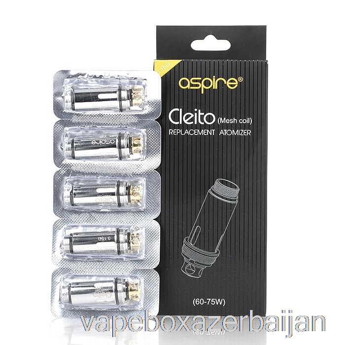 Vape Smoke Aspire Cleito Replacement Coils 0.15ohm Mesh Coils